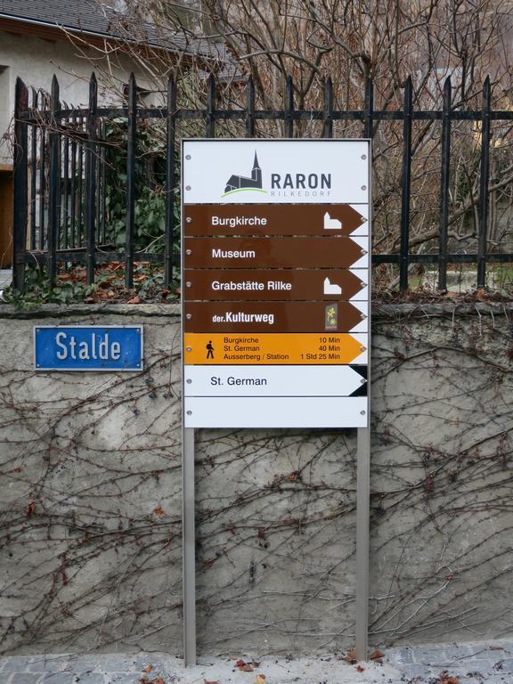 Apartment Rilkedorf Raron Exterior foto